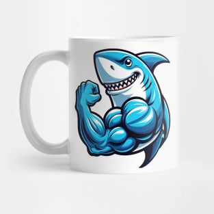 Muscular Shark: Power of the Ocean Mug